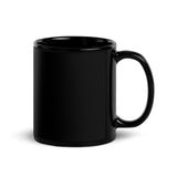Red Hen Black Glossy Mug