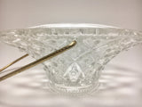 1970’s Avon Clear Glass Basket
