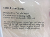 1989 Love Birds Cross Stitch Kit in Original Package by The Creative Circle