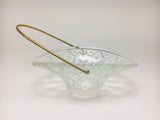 1970’s Avon Clear Glass Basket