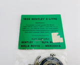 Frank Down Ltd. Vintage Car Silhouette Series 1926 Bentley