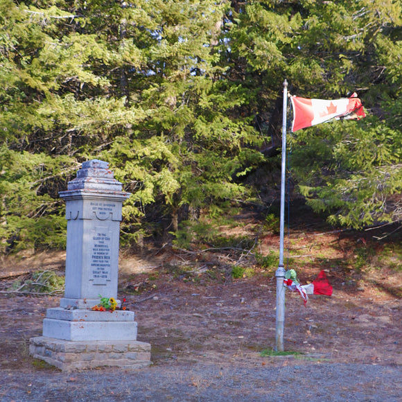 Cenotaph at Phoenix Mountain Greenwood BC Canada