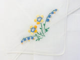 Vintage Irish Embroidered Cotton Handkerchiefs