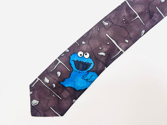 1990’s Cookie Monster Jim Henson Productions Necktie