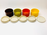 1970’s Vintage Tupperware Stacking Spice Containers