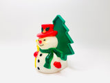 Vintage JSNY Plastic Snowman Napkin Holder