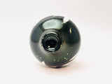 Antique Black Glass Amphora Jug Christmas Ornament