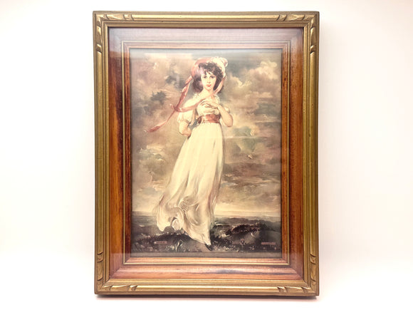 Vintage Thomas Gainsborough’s Pinkie Framed Print