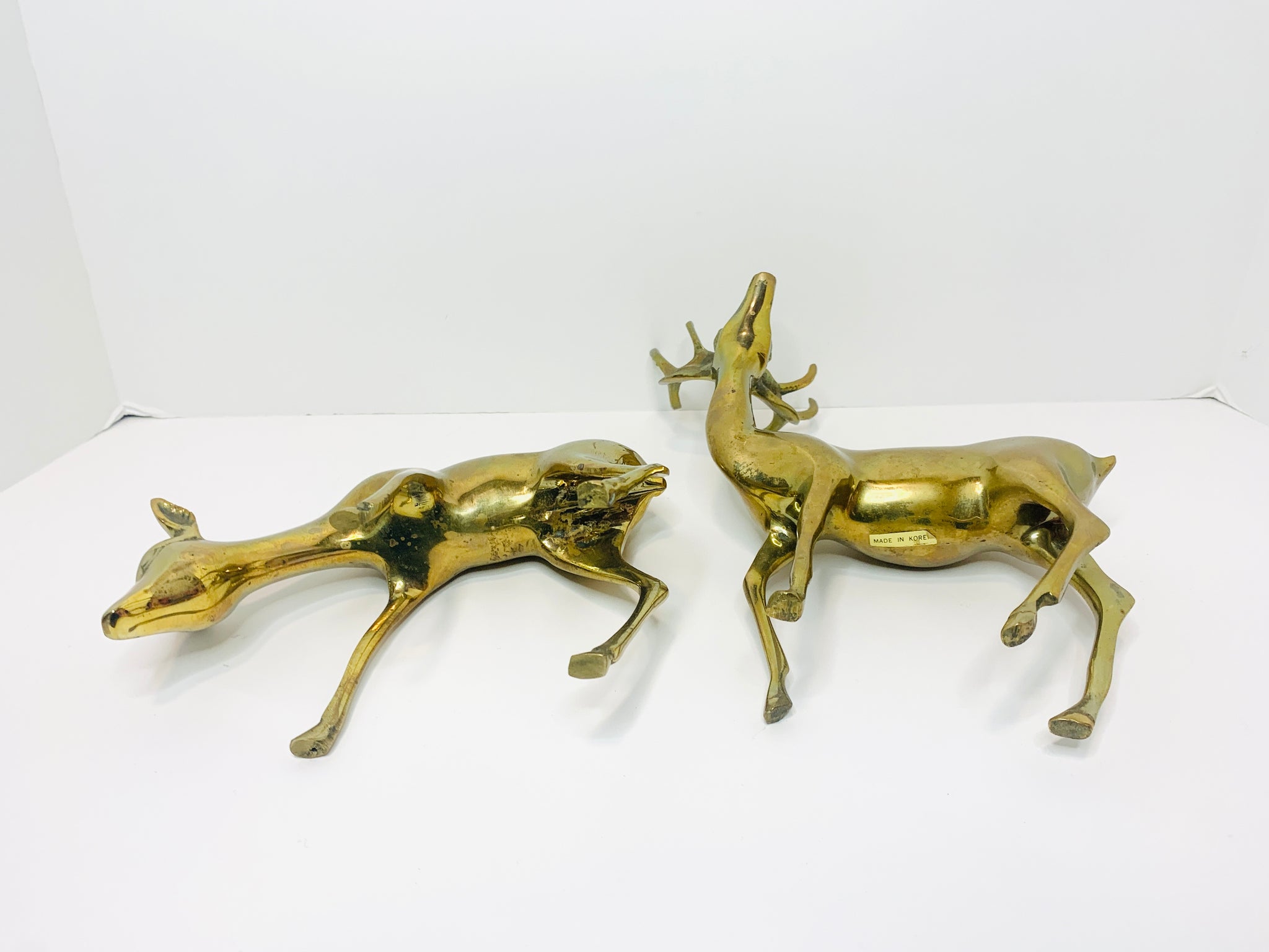 I've always thought these vintage brass deer that you commonly see