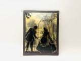 1940’s Curved Glass Silhouettes Small Pictures