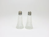 Pressed Glass Salt and Pepper Shakers Pat. Appl’d For
