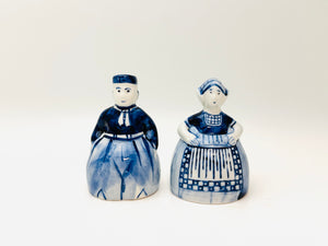 Vintage Delft Blue Salt and Pepper Shakers