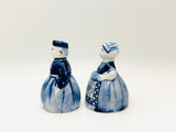 Vintage Delft Blue Salt and Pepper Shakers