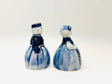 Vintage Delft Blue Salt and Pepper Shakers