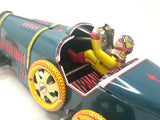 Vintage Bugatti T-35 Racer Wind Up Tin Toy, No Key