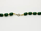 Vintage Green Beaded Necklace