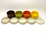 1970’s Vintage Tupperware Stacking Spice Containers