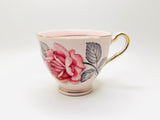 Vintage Colclough Pink Rose Teacup and Saucer