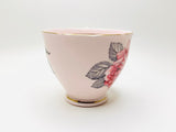 Vintage Colclough Pink Rose Teacup and Saucer