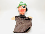 Vintage Vinyl Faced Pirate Hand Puppet