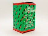 Vintage Bell Ringers Christmas Bear Porcelain Bell