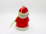 Vintage Bell Ringers Santa Porcelain Bell