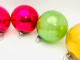 Vintage Small Glass Christmas Ornaments