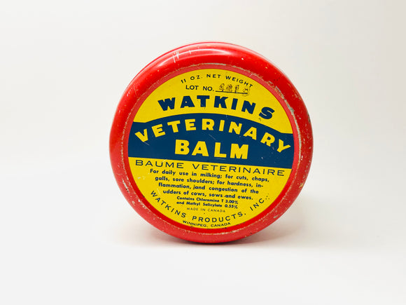 Vintage Watkins Veterinary Balm Tin