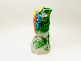 Vintage Floral Bird Ceramic Vase