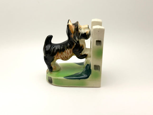 Vintage Scotty Dog Ceramic Bookend