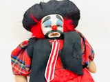 Vintage Hobo Clown Doll