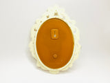 Vintage Plastic Cameo Wall Plaque