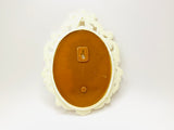 Vintage Plastic Cameo Wall Plaque