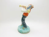 1930’s Czech Ditmar Urbach Boy With Trumpet Porcelain Figurine