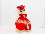 1970’s Bradley Doll 11” Red Dress