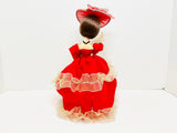 1970’s Bradley Doll 11” Red Dress