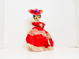 1970’s Bradley Doll 11” Red Dress