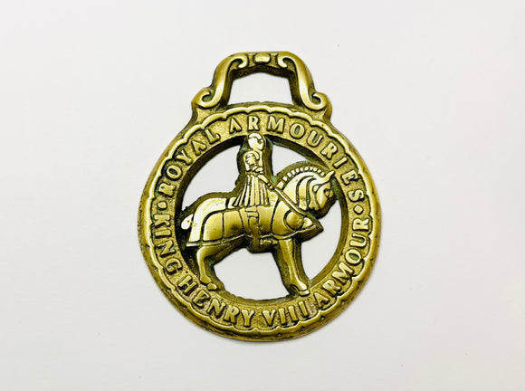 Vintage Horse Brass, Royal Armouries King Henry VIII