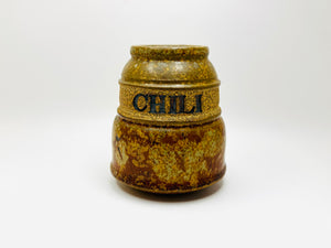 Vintage Pottery Handmade Chili Pot