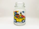 Vintage Sesame Street Anchor Hocking Glass Jar