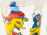 Vintage Sesame Street Anchor Hocking Glass Jar