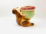 Vintage Squirrel Ceramic Indoor Planter