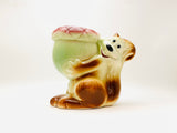 Vintage Squirrel Ceramic Indoor Planter