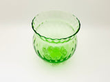 Vintage Green Blown Glass Vase