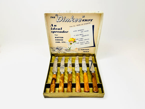 1950’s The Dinkee Knife Set with Bakelite Handles