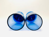 Vintage Cobalt Pedestal Glasses