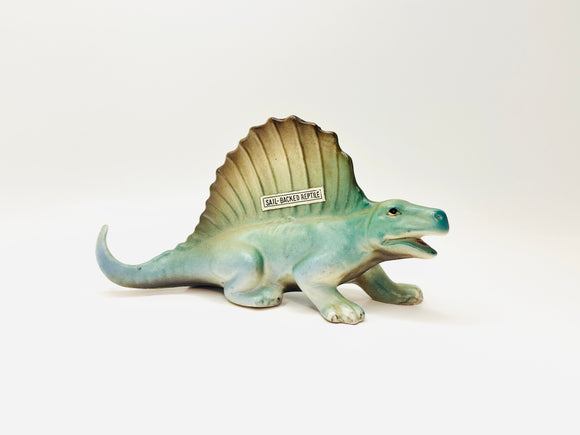 Vintage Sail Backed Reptile Dinosaur Porcelain Figurine