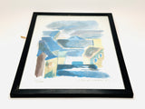 Vintage Reminiscence Abstract Numbered Print