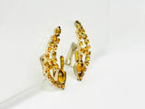 1957 935 Clip On Rhinestone Earrings