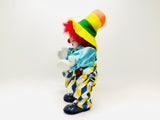 Vintage Small Ceramic Faced Clown Doll